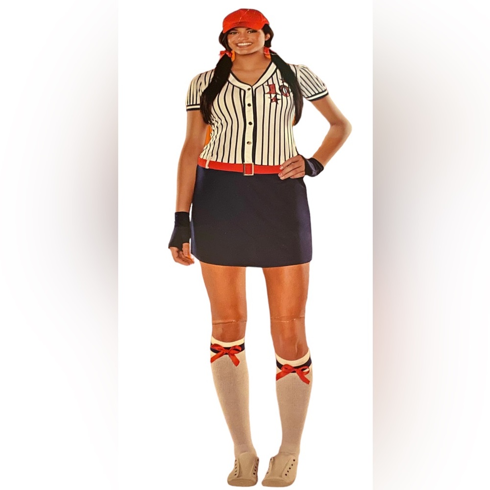 ALLSTAR cutie, baseball player costume size Medium, never worn.